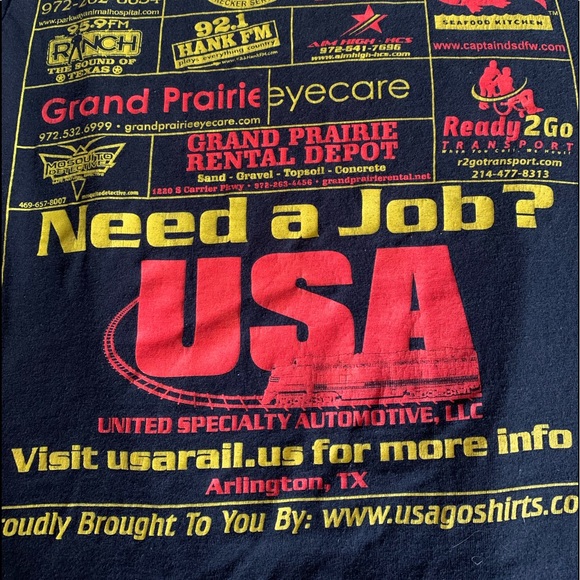 South Grand Prairie Warriors School Short Sleeve Black Tee Shirt Mens Size Small - Picture 5 of 7